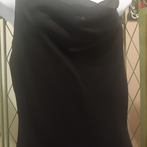 Be Smart VINTAGE Formal Black Hi-Low Dress - Picture 3 of 7